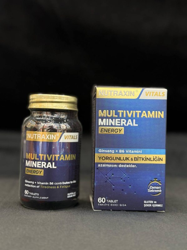 Nutraxin multivitamin mineral Energy
