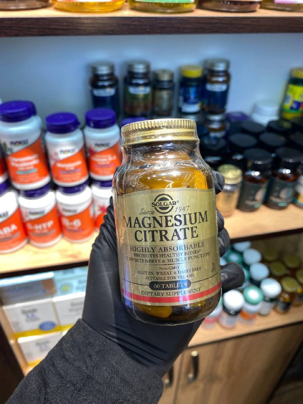 Solgar Magnesium Citrate — магний в таблетках