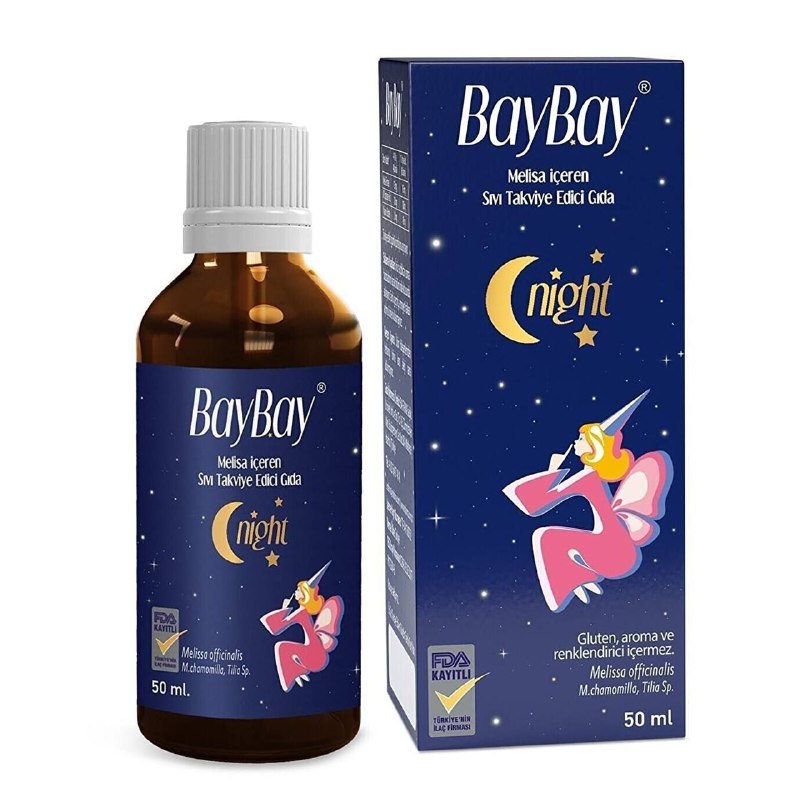 BayBay Ночные капли Мелисса — капли для улучшения сна