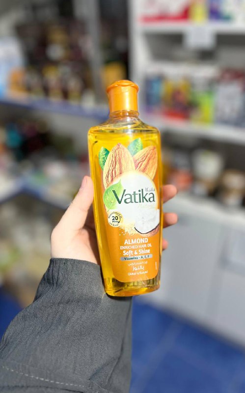 Дабур Ватика — масло для волос с миндалём
