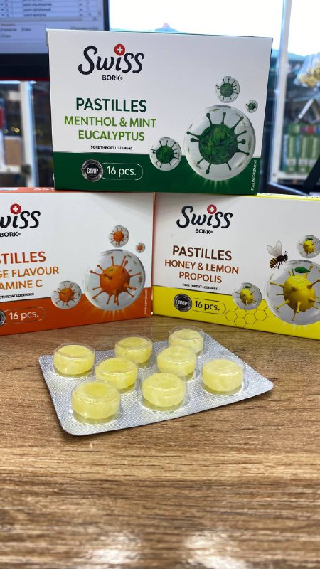 Леденцы Pastilles — для облегчения боли в горле