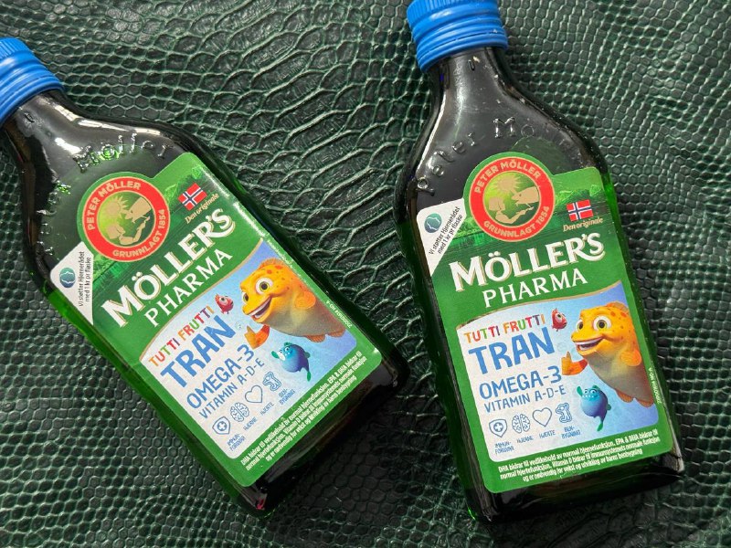 Mollers Pharma Tran Tutti Frutti — добавка с омега-3 и витаминами A, D, E