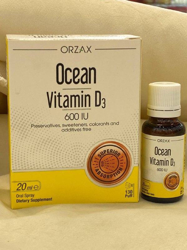 Orzax Ocean Vitamin D3 600 IU — спрей с витамином D3