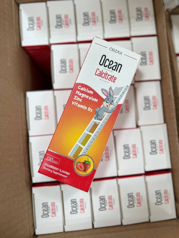 Calcitrate Orzax Ocean — добавка с кальцием, магнием и витамином D3