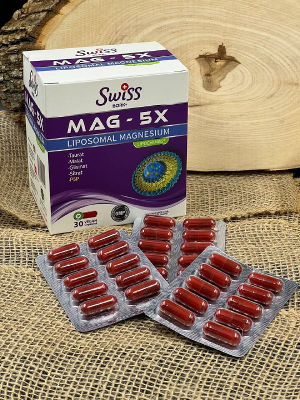Swiss Bork Mag-5x — магний 5 в 1 в капсулах