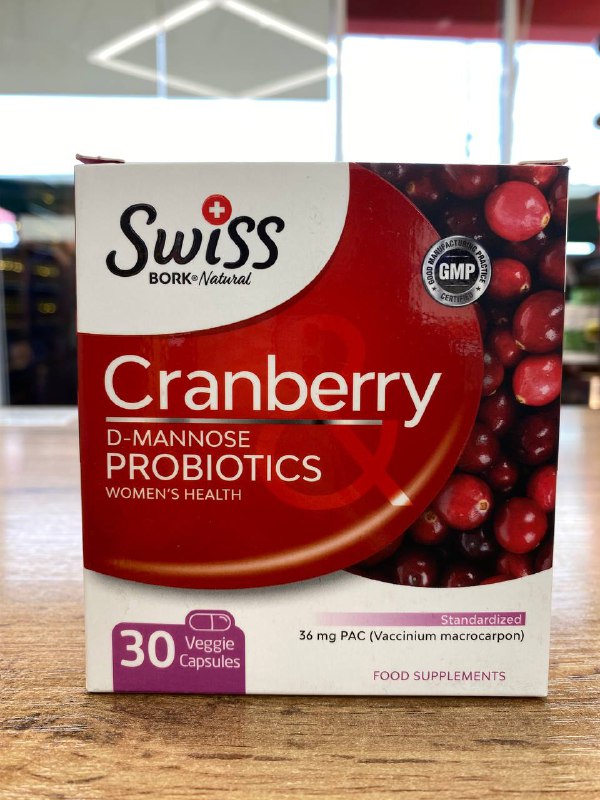 Cranberry Swiss — экстракт клюквы для здоровья мочевыводящих путей